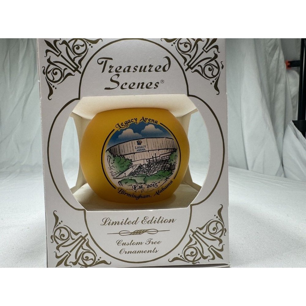 Treasured Scenes 2015 Legacy Arena Birmingham Alabama Christmas Ornament